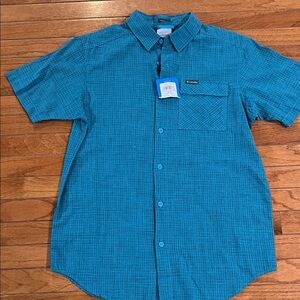 Columbia Men's Teal Button Down Shirt